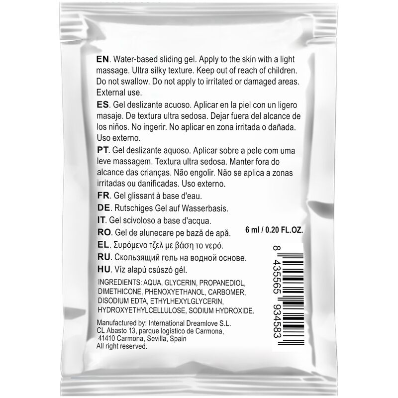 Black Hole Water Based Gel Extra Dilatation 6 ml Single Dose UK